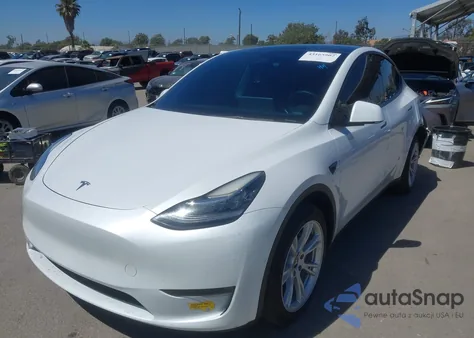 2022 Tesla Model Y Long Range Dual Motor All-Wheel Drive из США, поврежденный, VIN 7SAYGDEE6NF423753